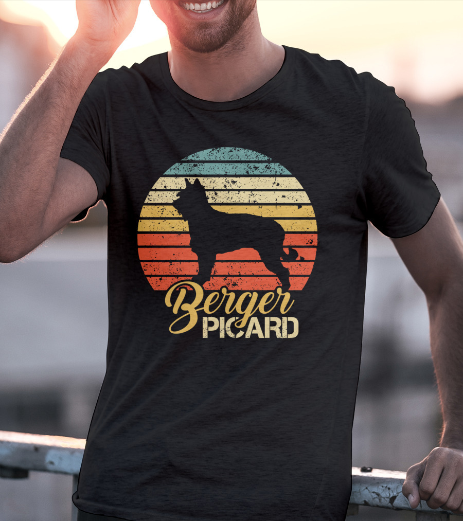 Retro Sunset Berger Picard T-Shirt