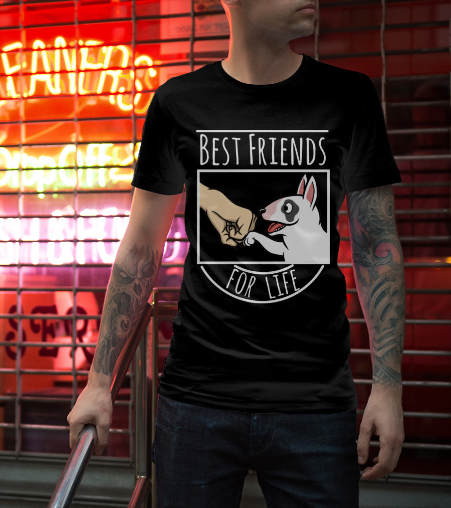 Best Friends For Life Dog And Fist Bump T-Shirt
