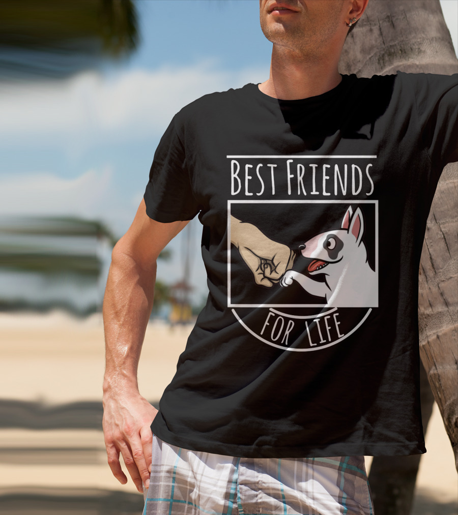 Best Friends For Life Dog And Fist Bump T-Shirt