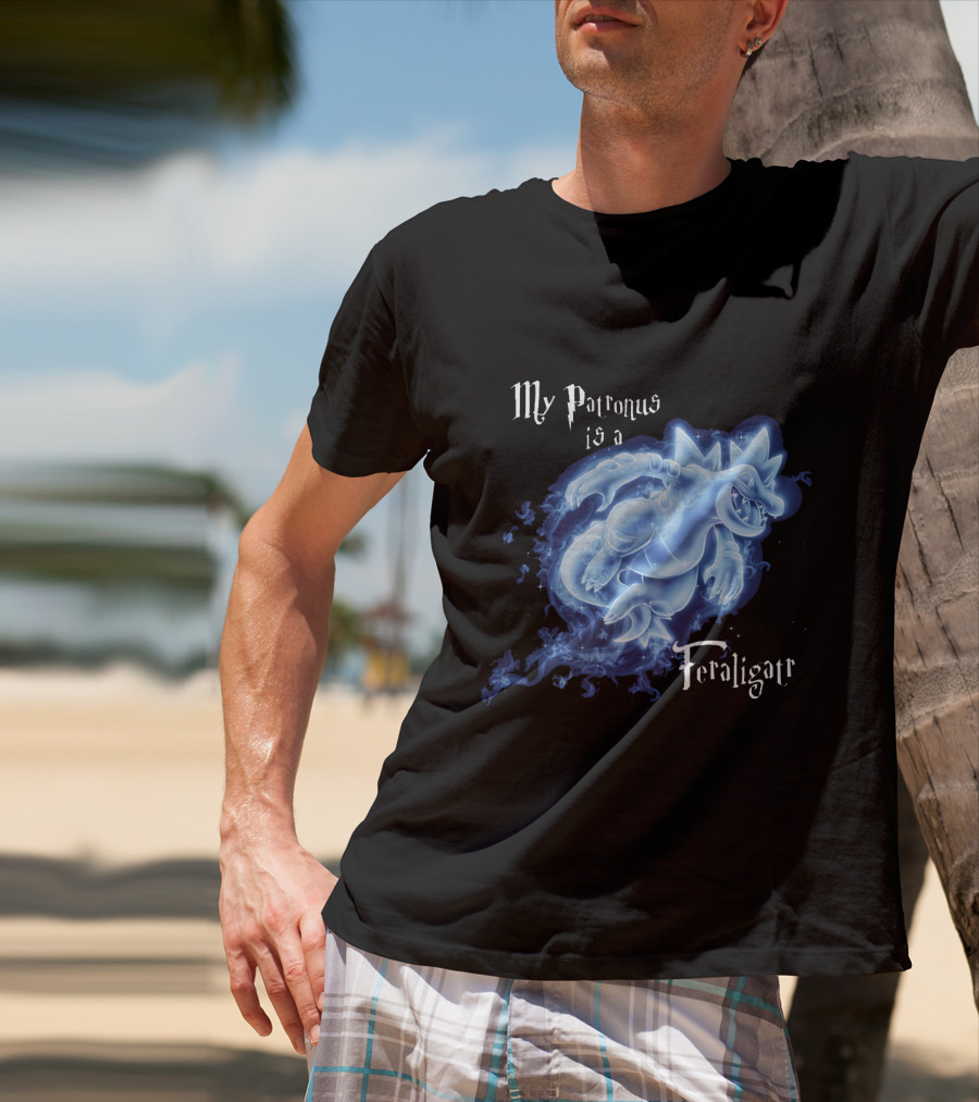 My Patronus Is A Feraligatr Pokemon Patronus T-Shirt