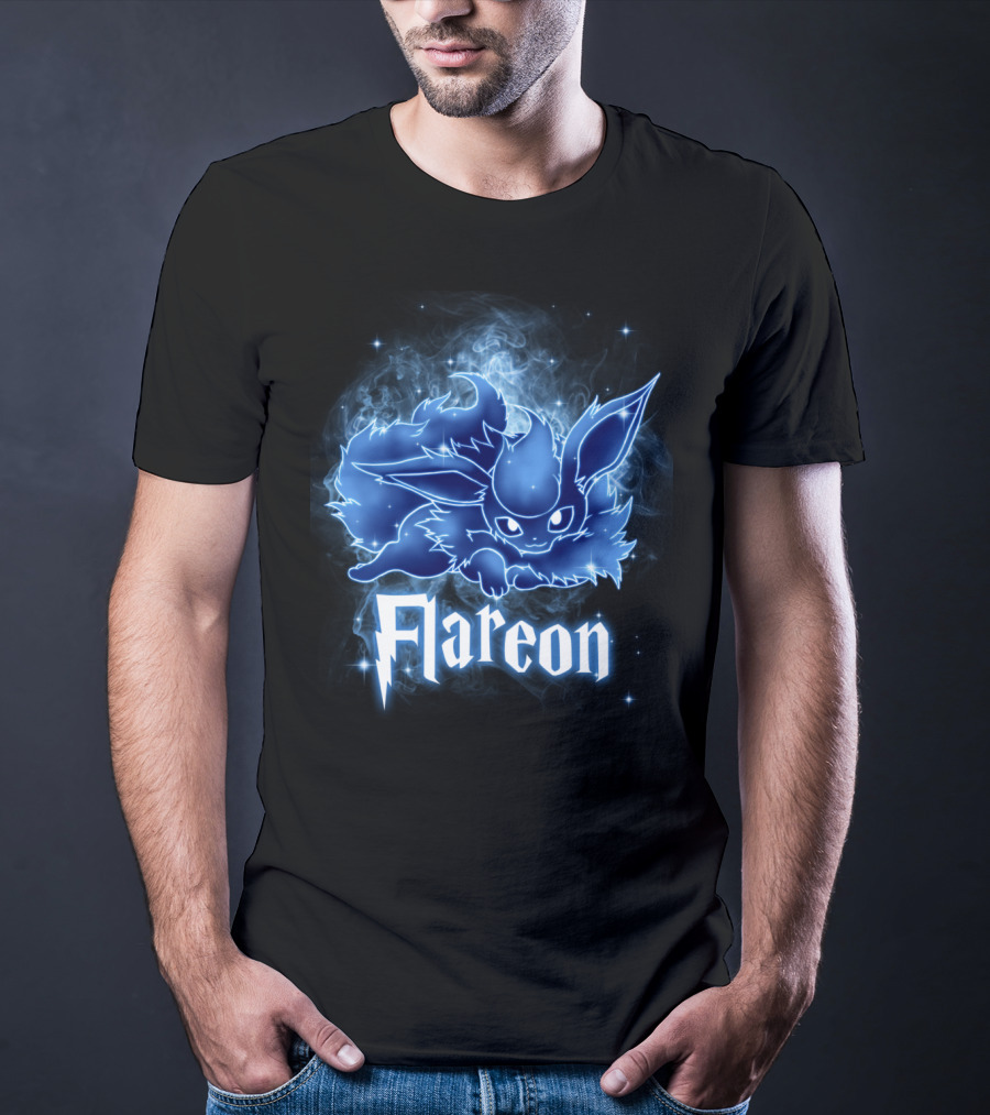 Flareon Pokemon Patronus Magic Creature Fusion T-Shirt