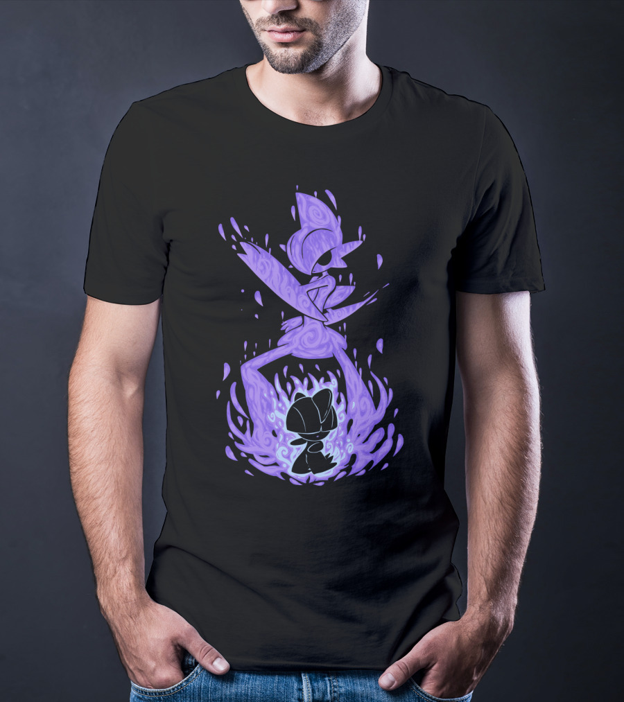 Evolution Pokemon Gallade Shadow Purple Transformation T-Shirt