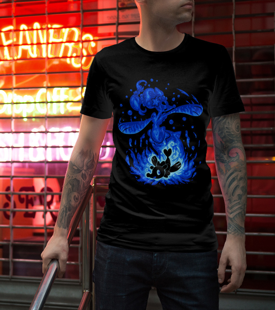 Evolution Pokemon Primarina Alolan Water-Type Transformation T-Shirt