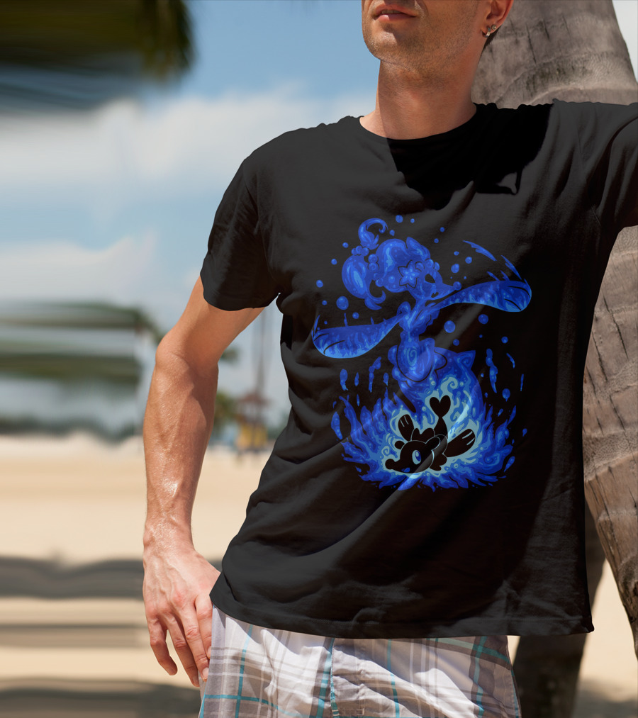 Evolution Pokemon Primarina Alolan Water-Type Transformation T-Shirt