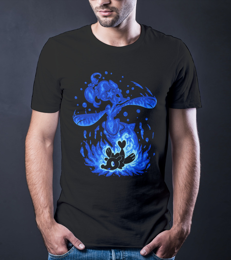 Evolution Pokemon Primarina Alolan Water-Type Transformation T-Shirt