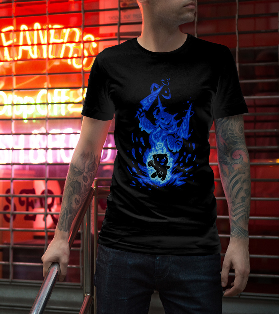 Samurott Evolution Inspired By Blue Flame And Water T-Shirt