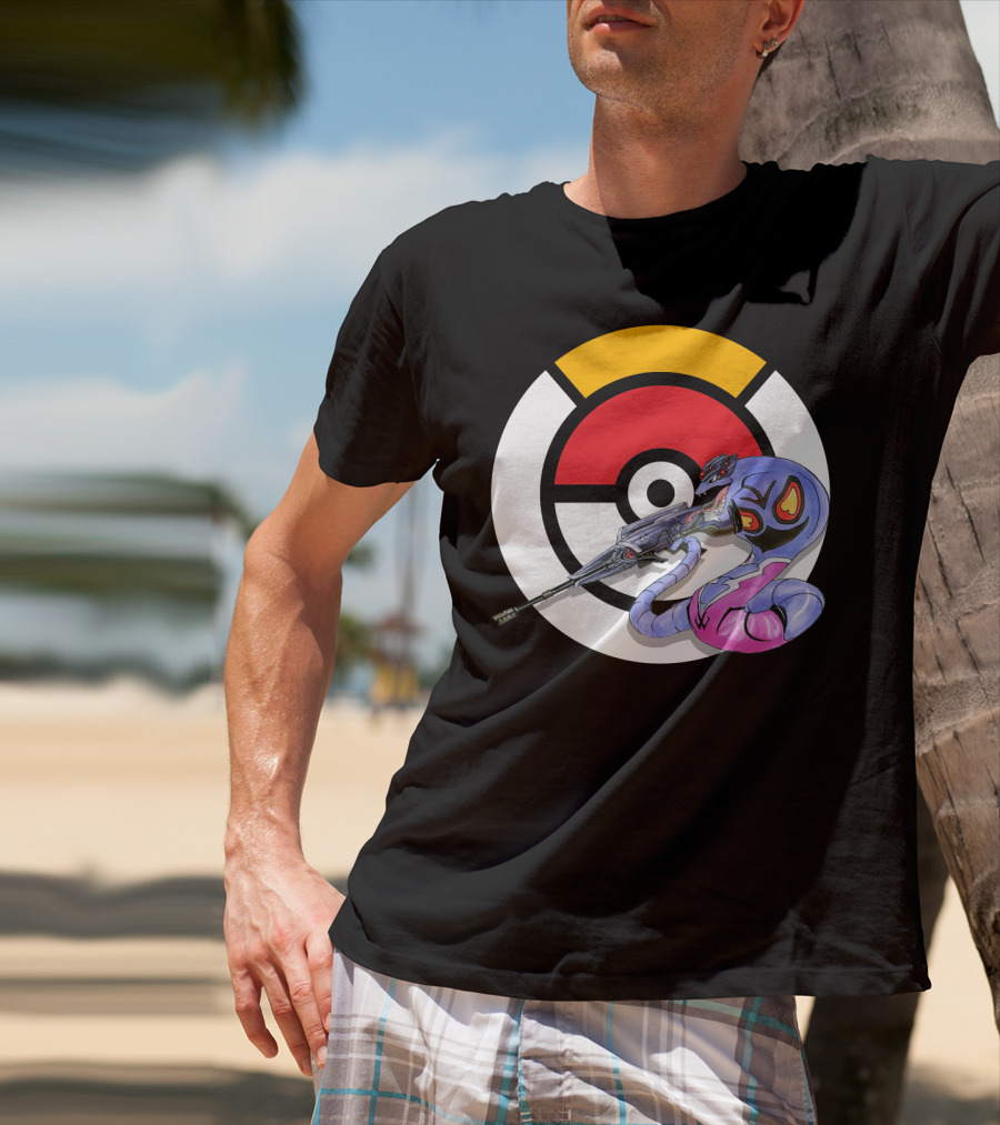 Pokemon X Arbok X Overwatch Widowmaker Mashup T-Shirt
