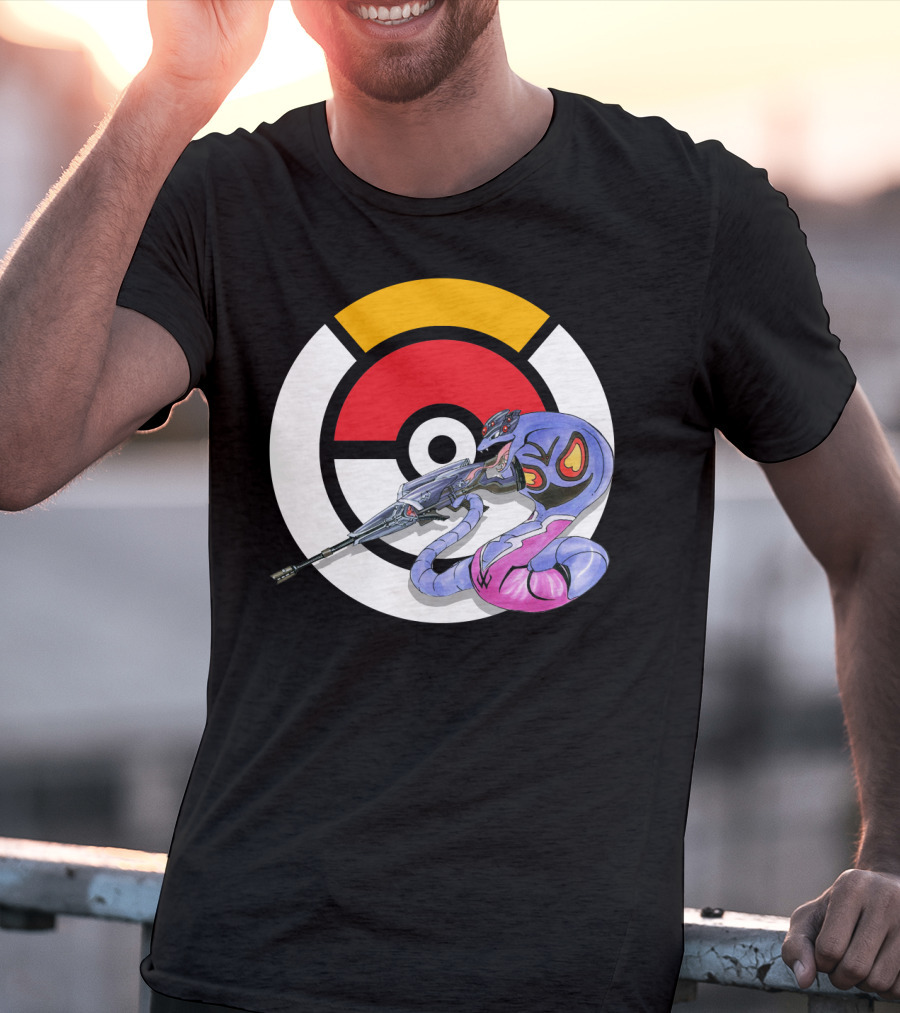 Pokemon X Arbok X Overwatch Widowmaker Mashup T-Shirt