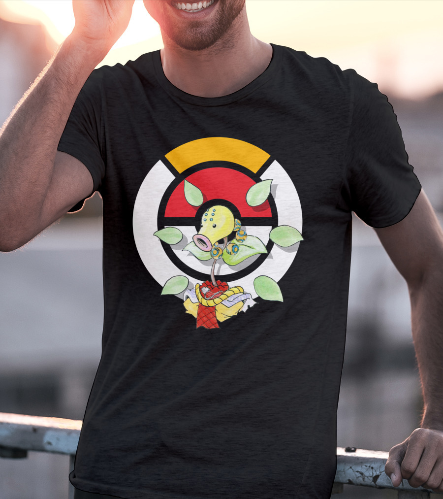 Pokemon Bellsprout Zenyatta Symbol Crossover T-Shirt