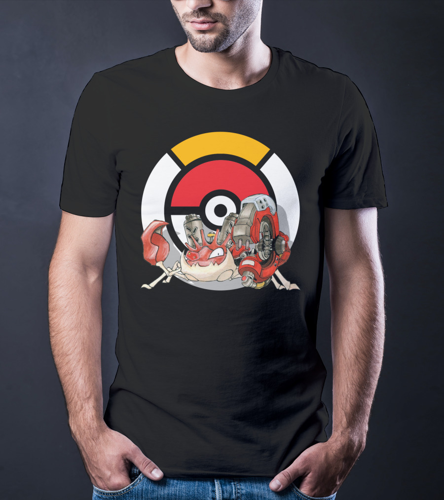 Pokemon X Overwatch Kingler X Torbjorn Mashup T-Shirt