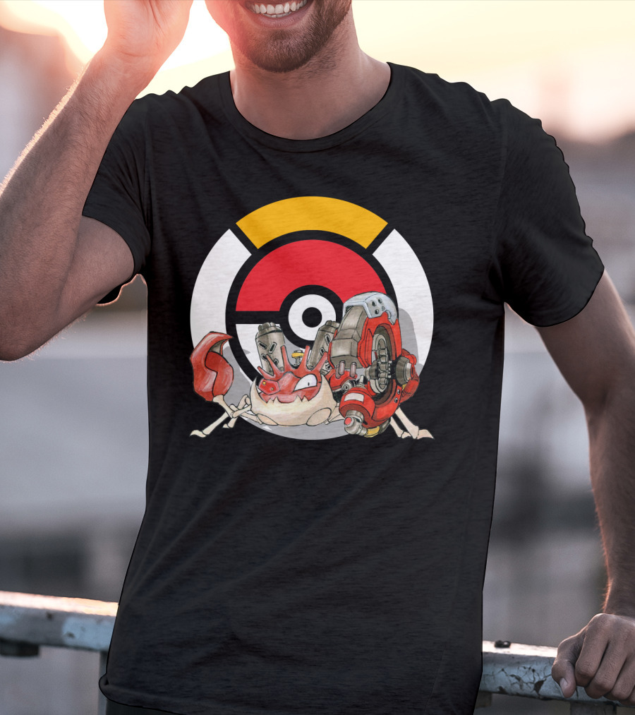 Pokemon X Overwatch Kingler X Torbjorn Mashup T-Shirt