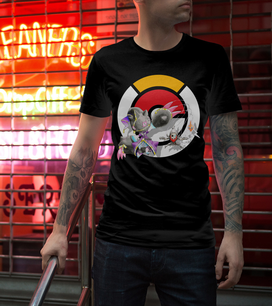 Pokemon X Mega Banette Crossover With Sombra Characters T-Shirt
