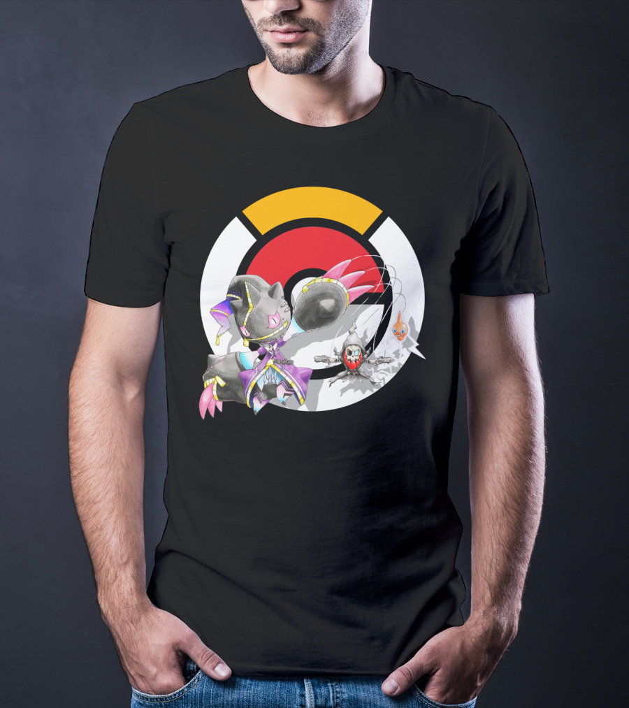 Pokemon X Mega Banette Crossover With Sombra Characters T-Shirt