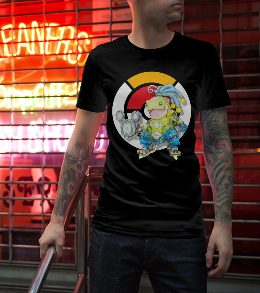 Pokemon X Overwatch Politoed Lucio Mashup T-Shirt