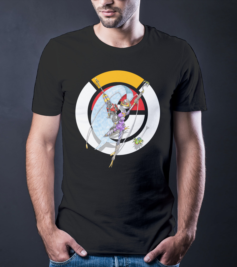 Pokemon X Over Pheromosa X Widowmaker Crossover Fan T-Shirt