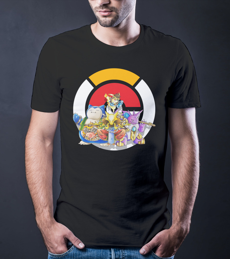 POKEMON X OVER Super Sentai Mashup T-Shirt