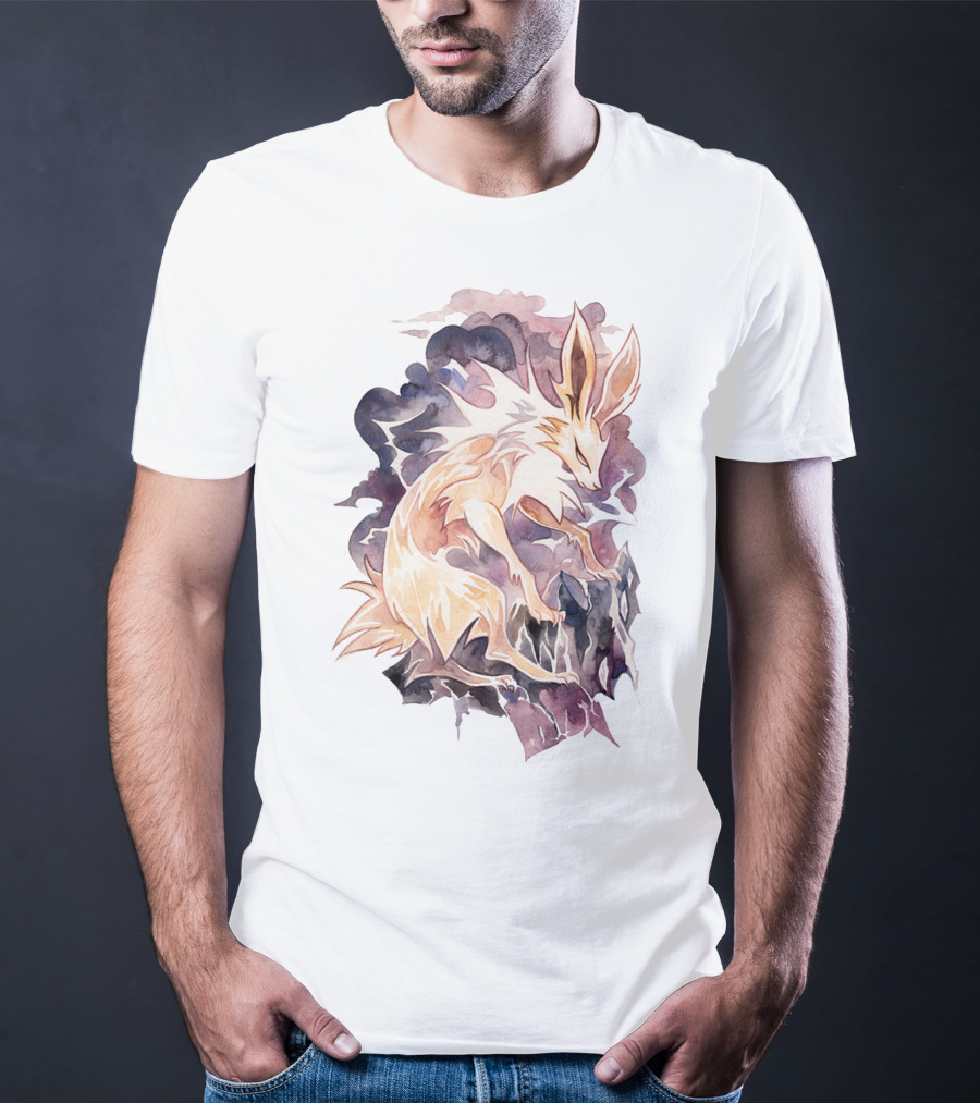 Watercolor Pokemon Jolteon Artistic T-Shirt