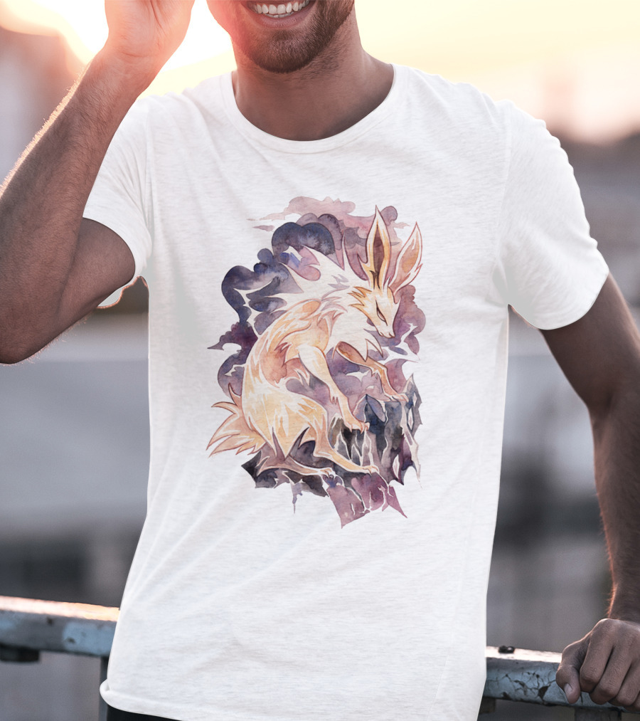 Watercolor Pokemon Jolteon Artistic T-Shirt