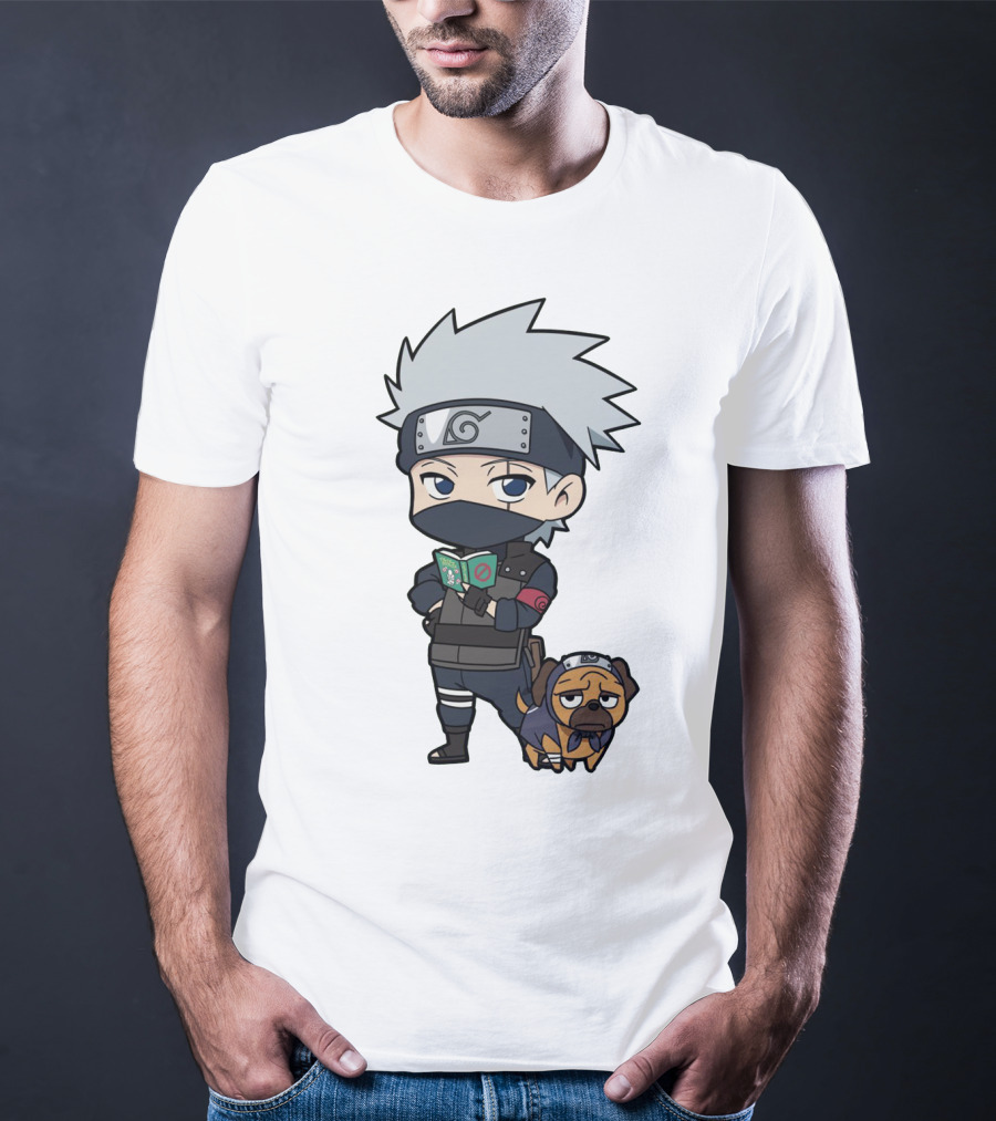 Kakashi Dog Chibi Ninja Fan T-Shirt