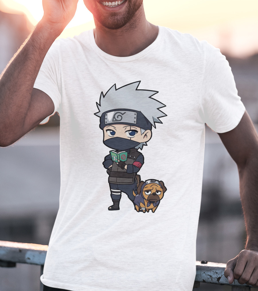 Kakashi Dog Chibi Ninja Fan T-Shirt