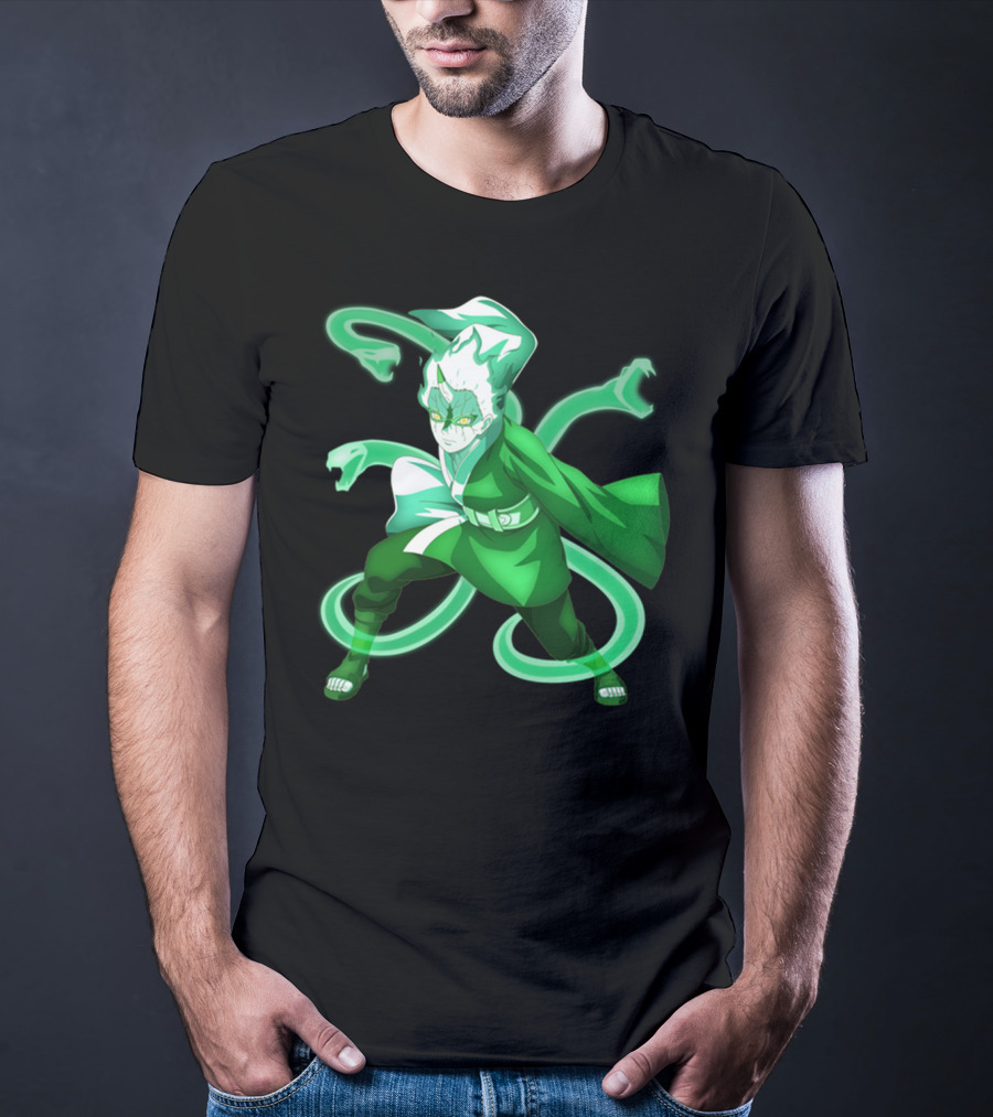 Mitsuki Orochimaru Anakins Striking Green Aura Power Form T-Shirt