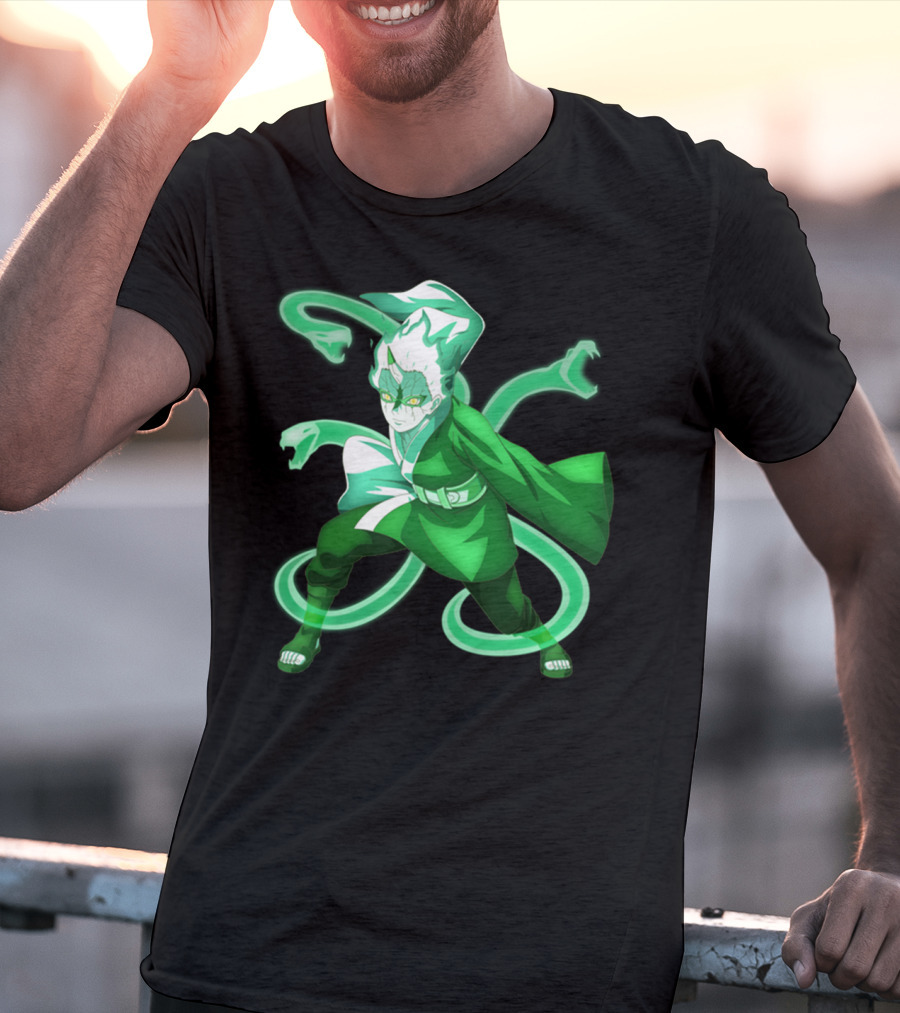 Mitsuki Orochimaru Anakins Striking Green Aura Power Form T-Shirt