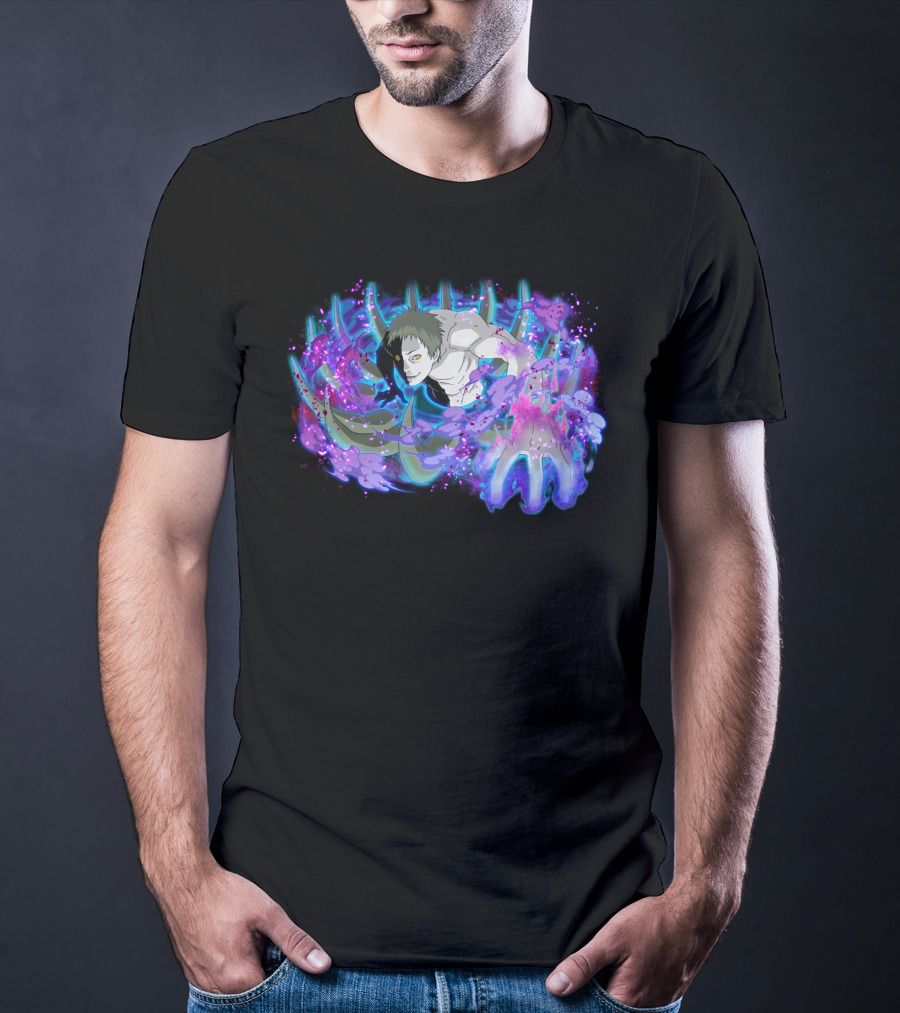 Zetsu Pastel Aura With Purple And Blue Energy Burst T-Shirt