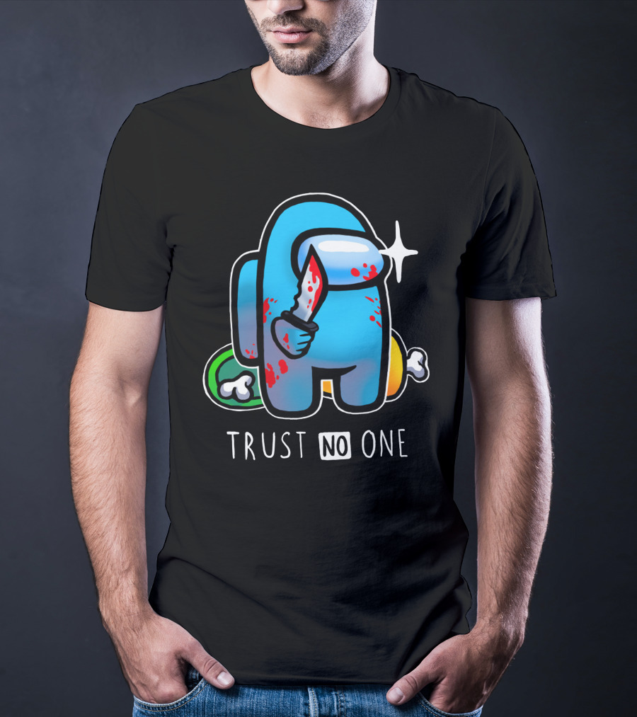 Trust No One Among Us Impostor With Knife T-Shirt