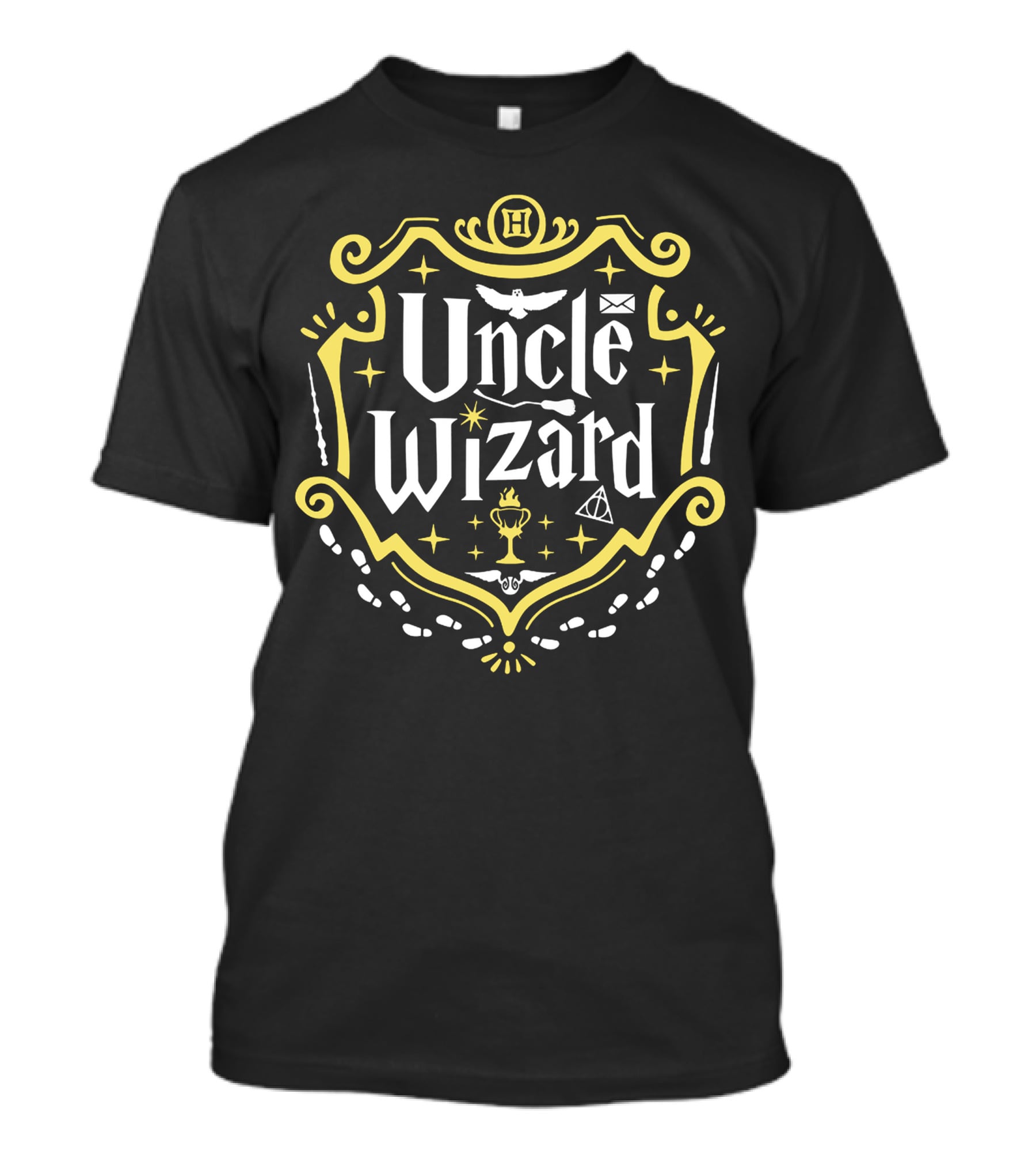 Uncle Wizard Crest H Icons And Symbols T-Shirt