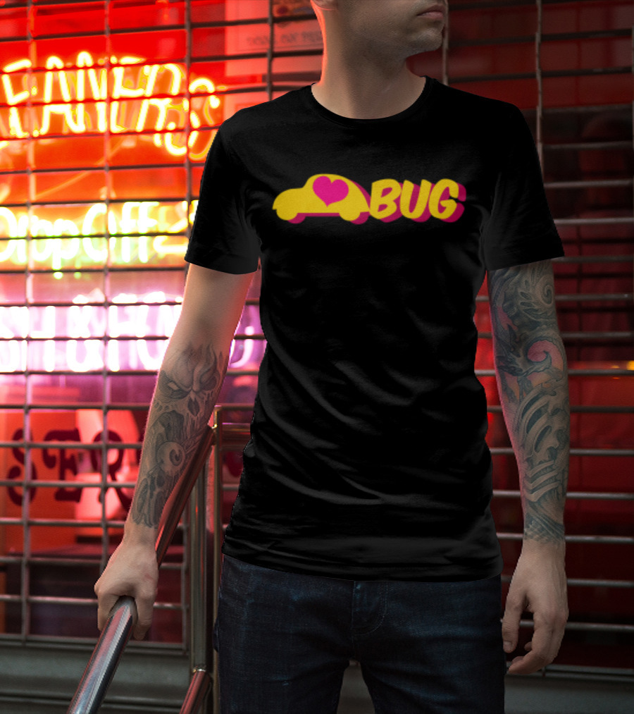 Lovve Bug Heart Car Back To School T-Shirt