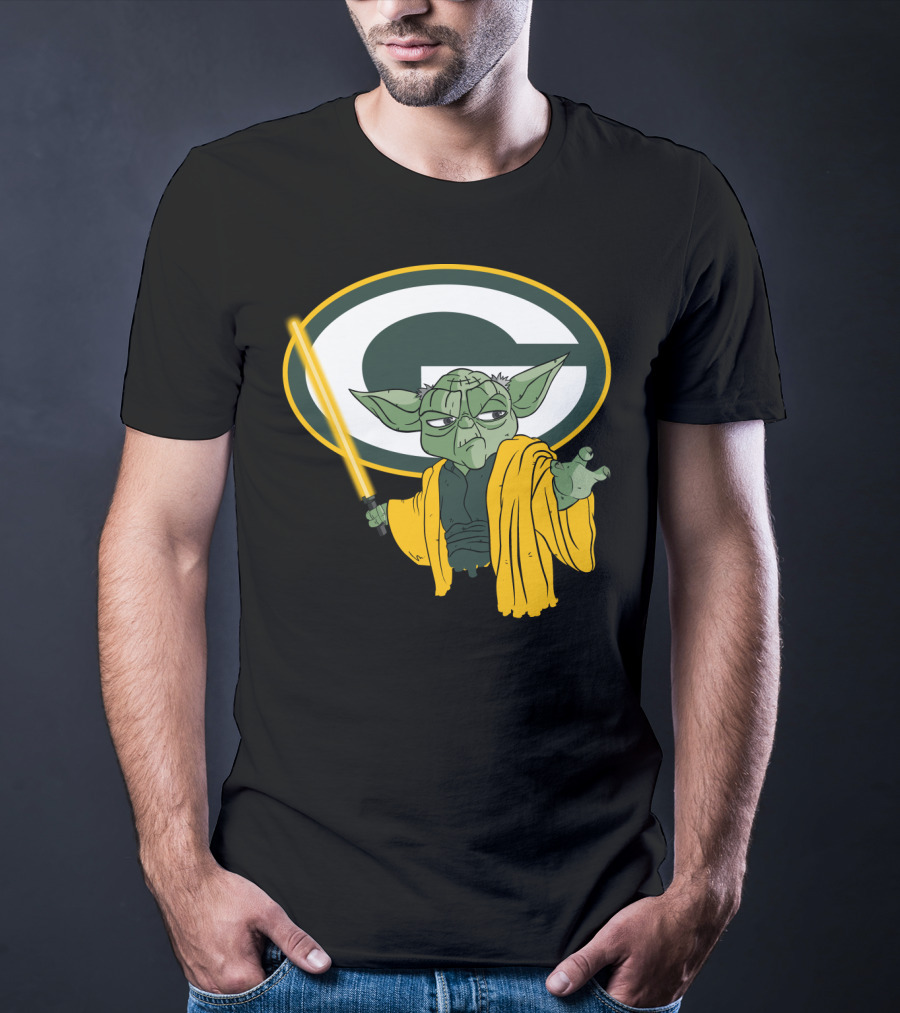 Packers Yoda Green Bay Football Star Wars Mashup T-Shirt