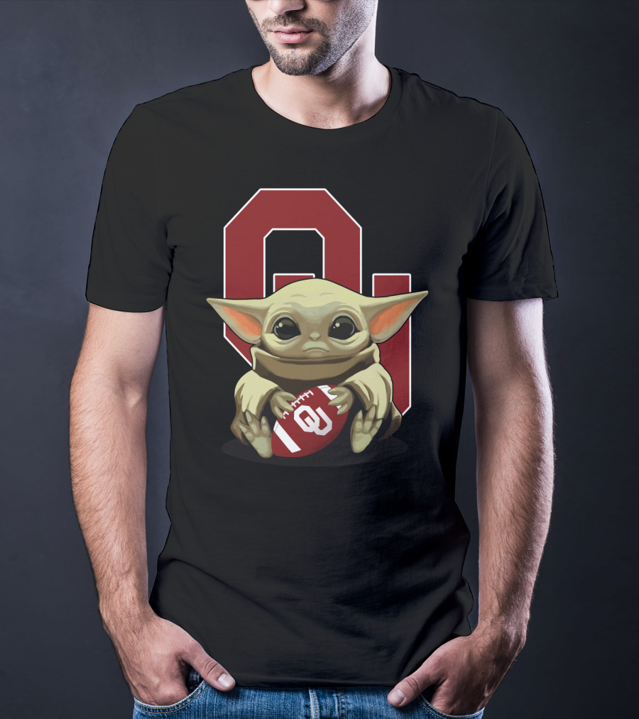 Yoda Baby Sooners Ou Football T-Shirt