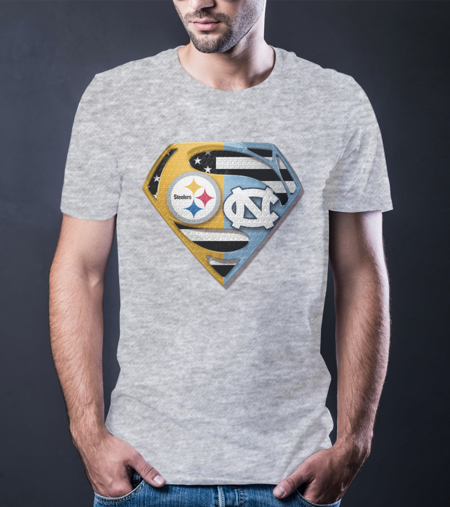 Steelers Nc Superman T-Shirt