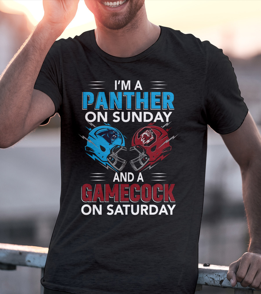 I'm A Panther On Sunday And A Gamecock On Saturday T-Shirt