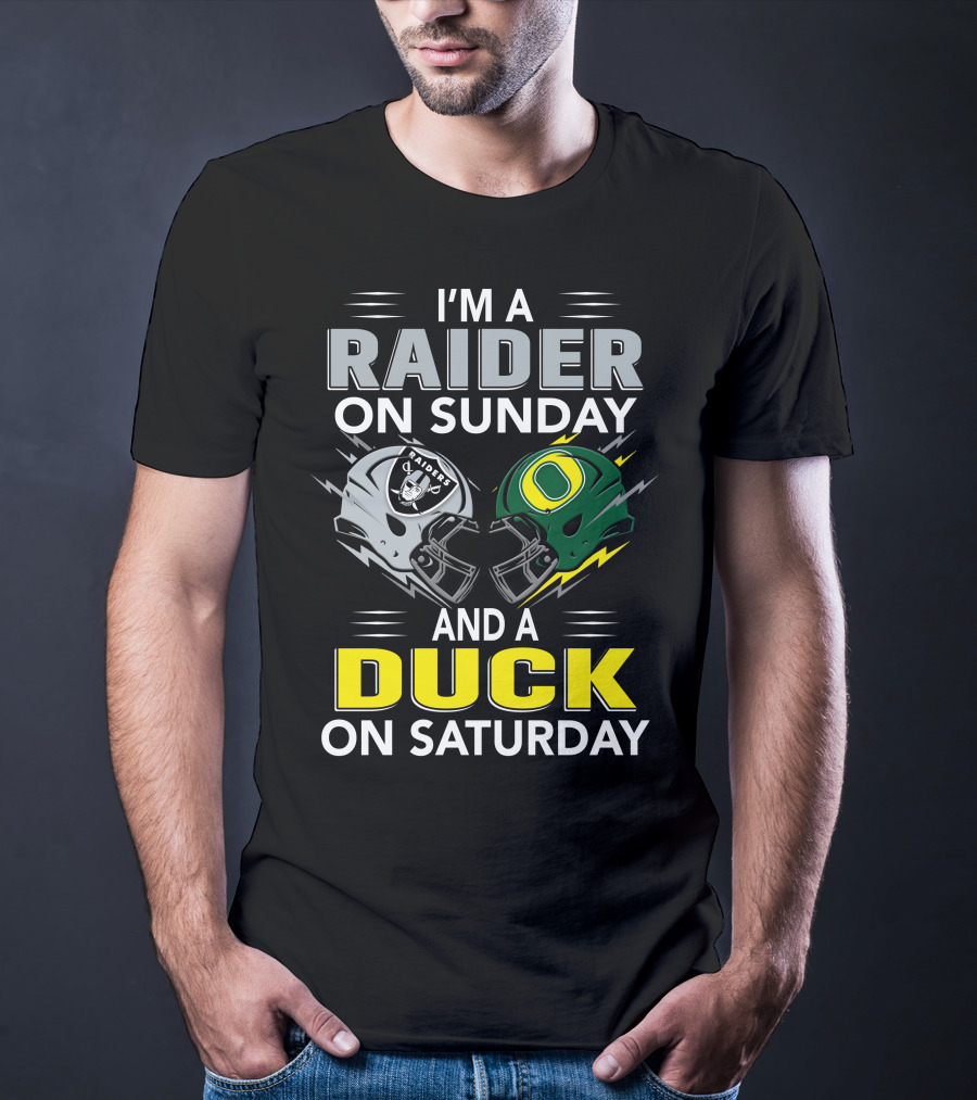 I'm A Raider On Sunday And A Duck On Saturday T-Shirt