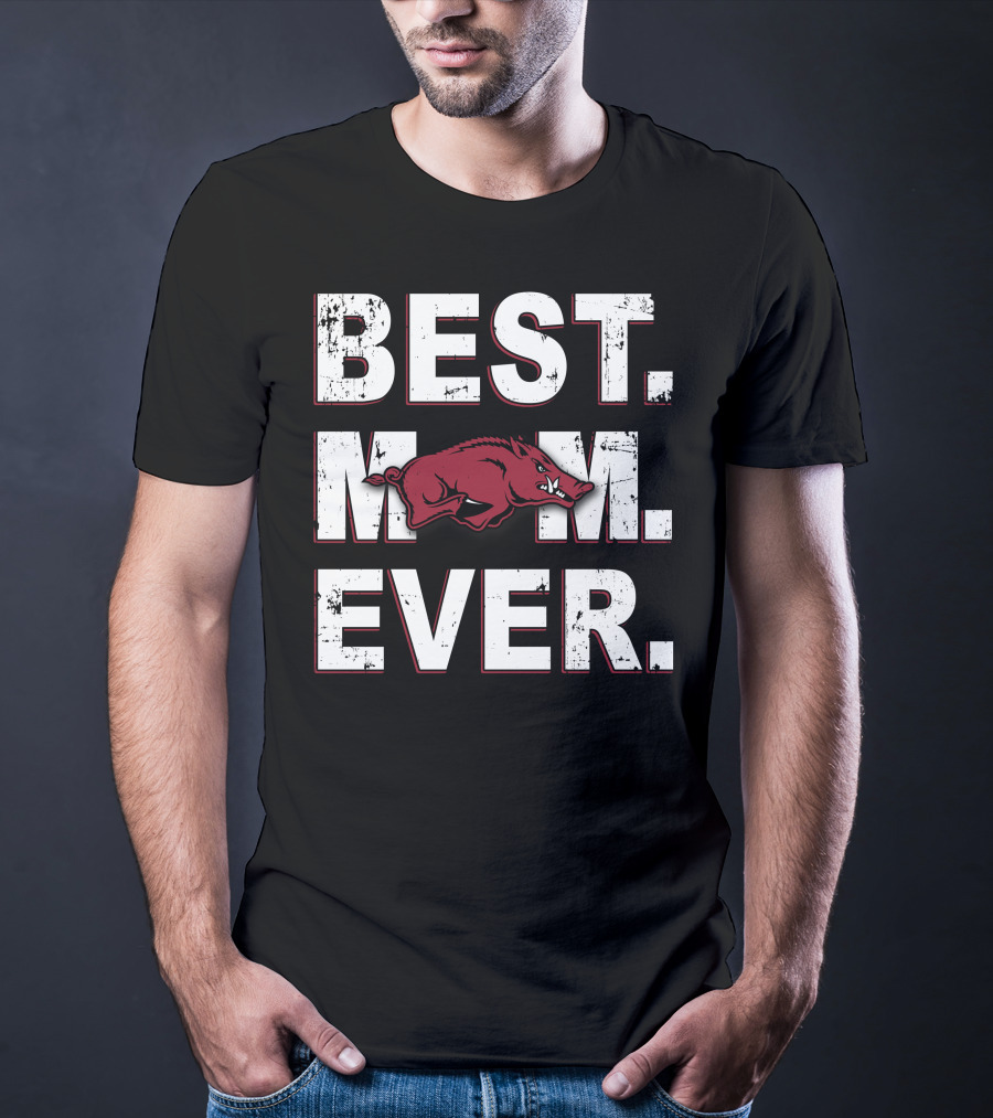 Best Mom Ever Arkansas Razorbacks T-Shirt