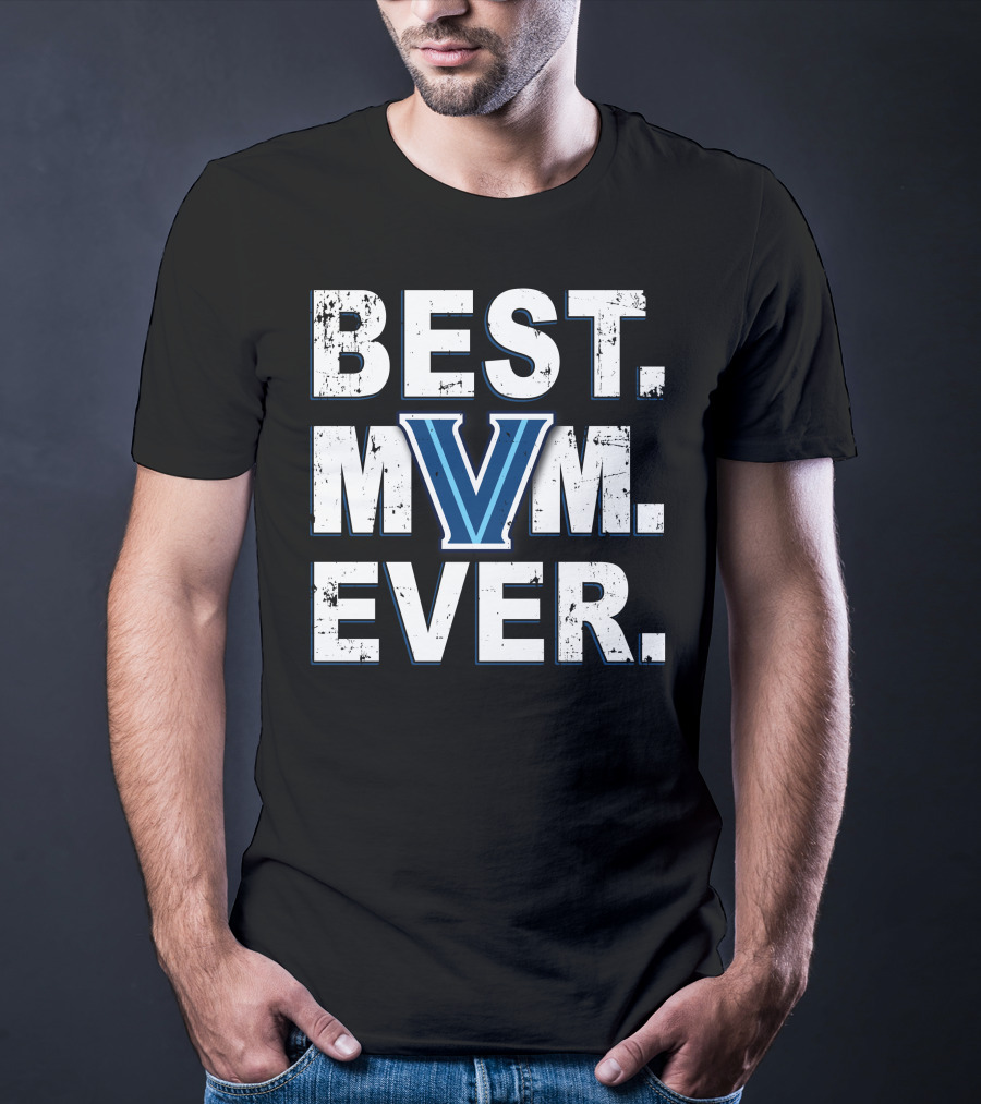 Best Mom Ever Villanova Wildcats V T-Shirt