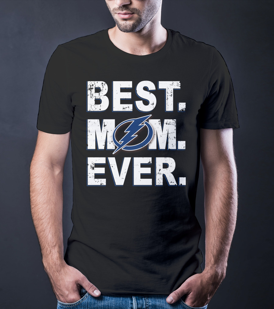 Best Mom Ever Tampa Bay Lightning Fan T-Shirt