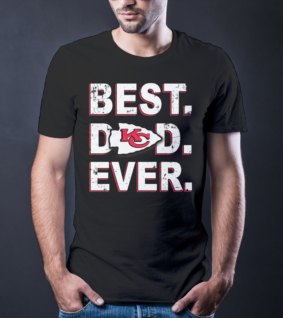 Best Dad Ever Chiefs Kc T-Shirt