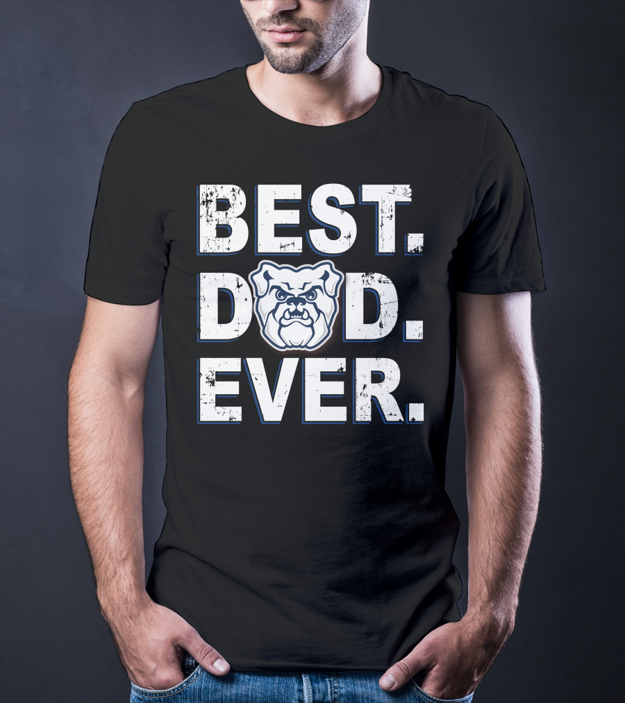 Best Dad Ever Bulldog T-Shirt