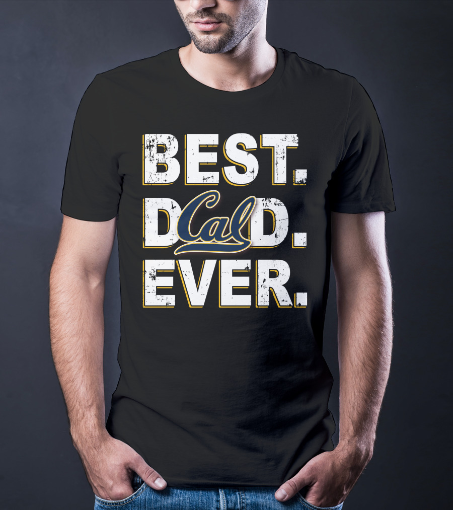 California Golden Bears Best Dad Ever T-Shirt