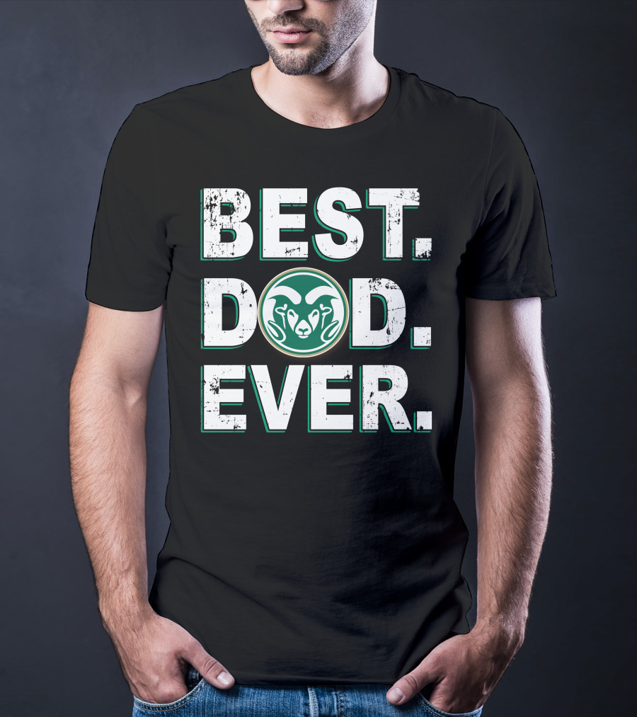 Best Dad Ever Rams T-Shirt
