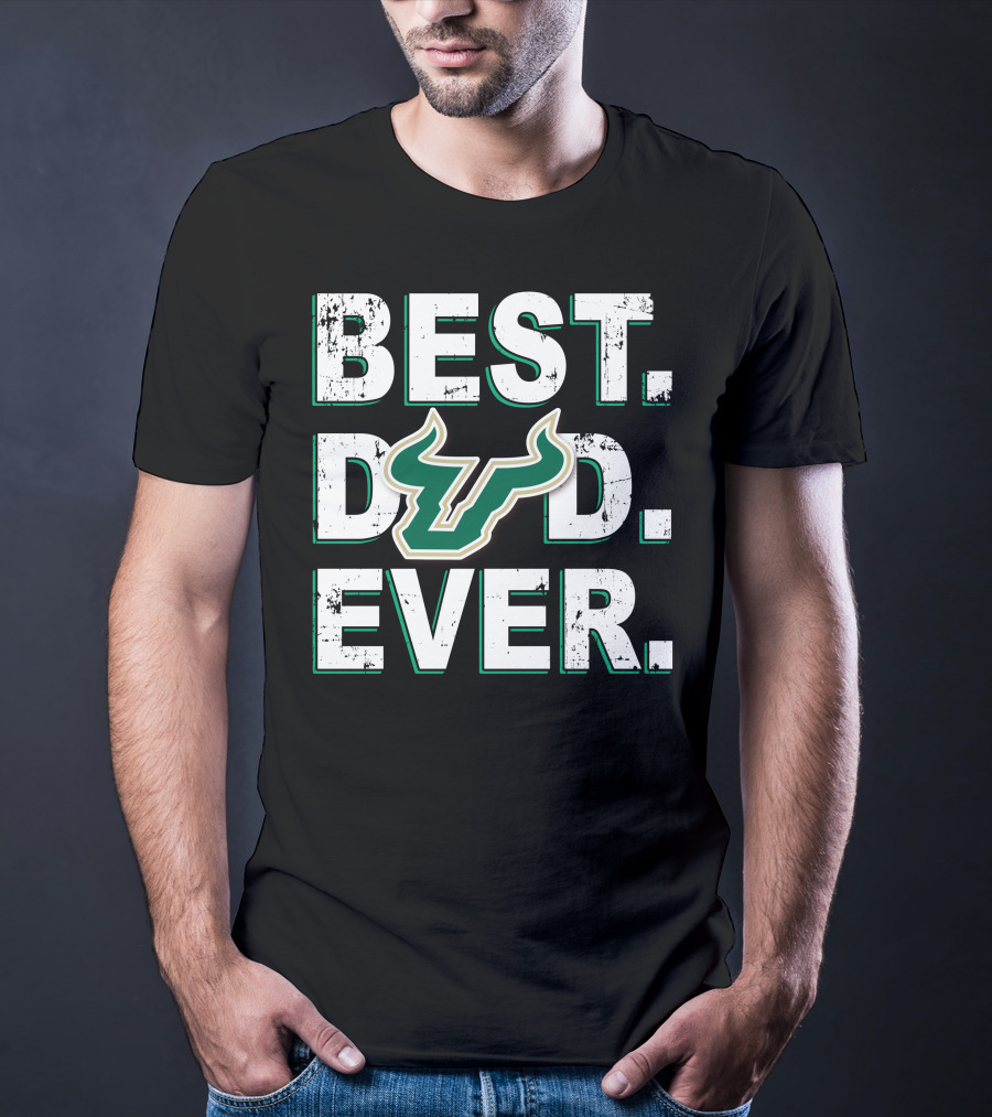 Best Dad Ever Usf Bulls T-Shirt