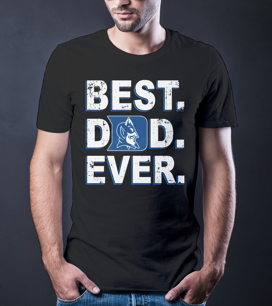 Best Dad Ever Blue Devil Duke T-Shirt