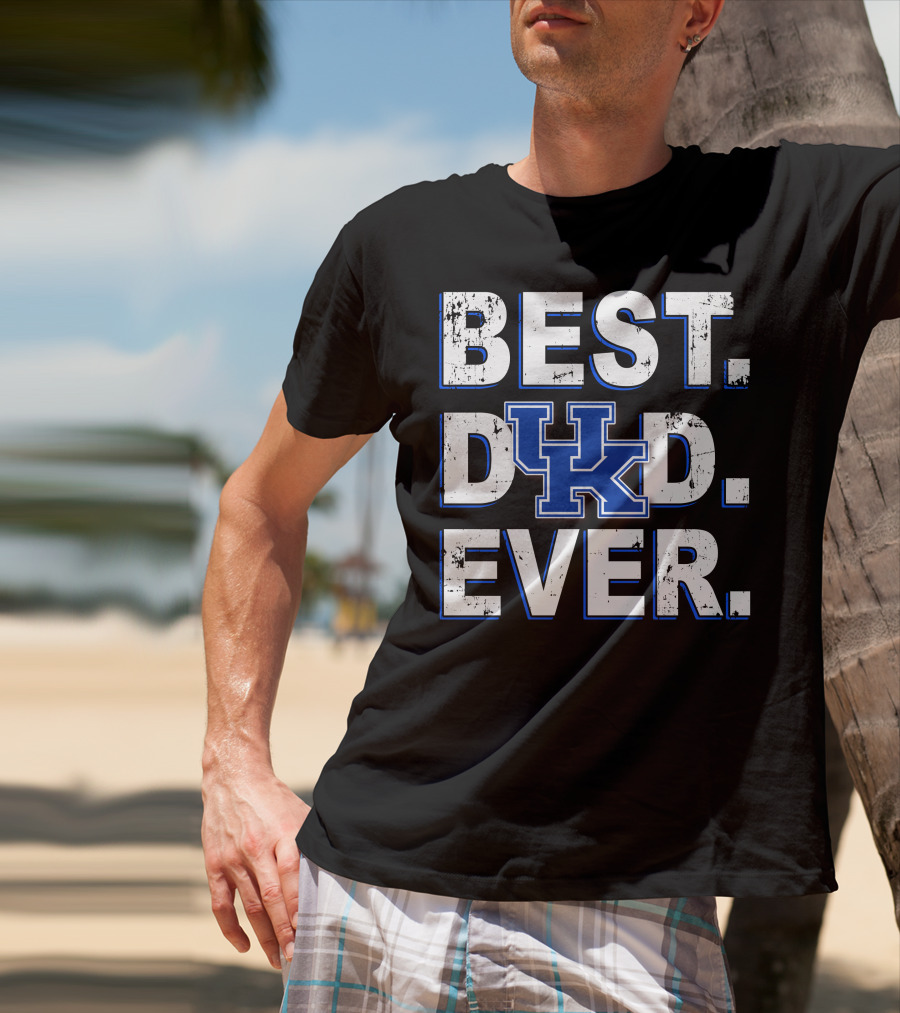 Best Dad Ever Uk Wildcats T-Shirt
