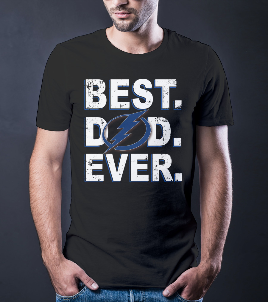 Best Dad Ever Tampa Bay Lightning T-Shirt
