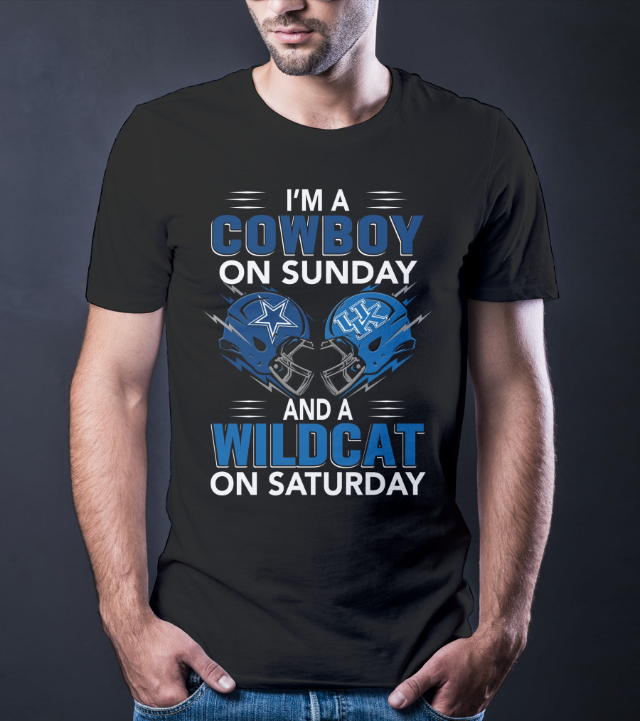 I'm A Cowboy On Sunday And A Wildcat On Saturday T-Shirt