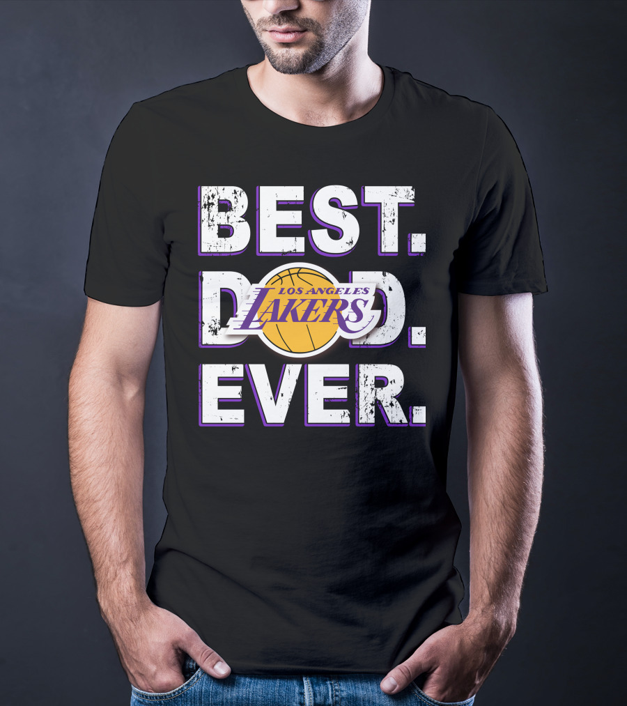 Best Los Angeles Lakers Dad Ever T-Shirt