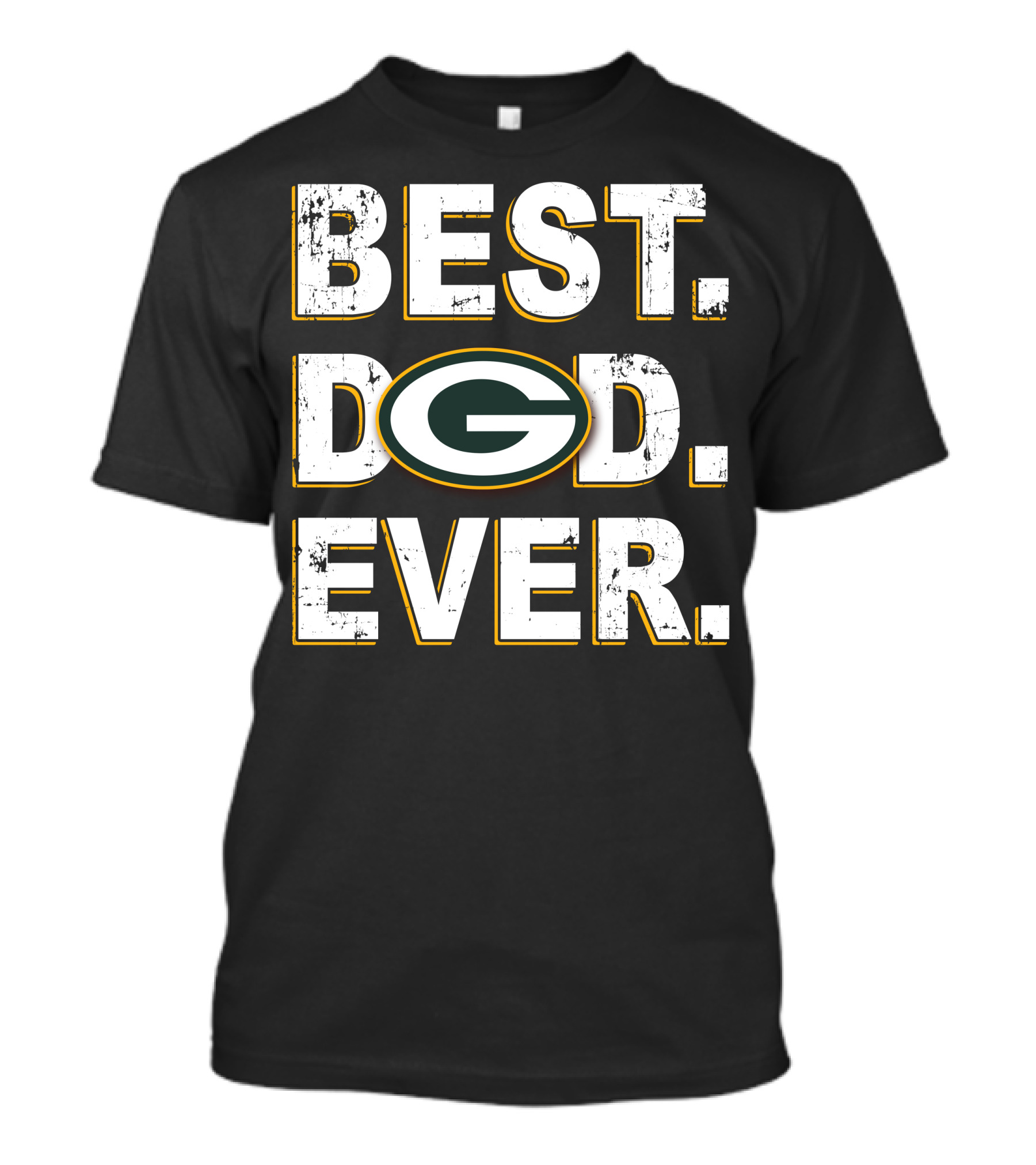 Best Dad Ever Green Bay Packers T-Shirt