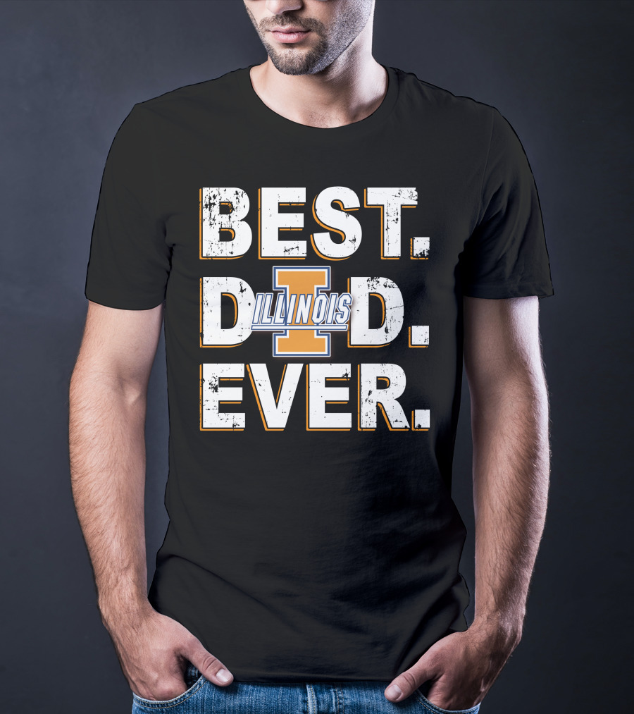Best Dad Ever Illinois I T-Shirt
